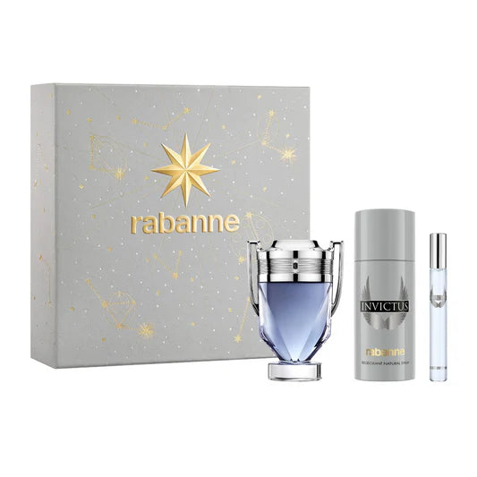 PACO RABANNE SET INVICTUS (100MLEDT+10ML EDT+ DEO 150ML)