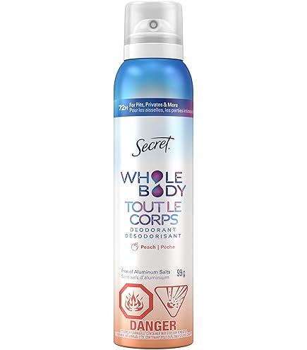 Secret Whole Body Deodorant Spray