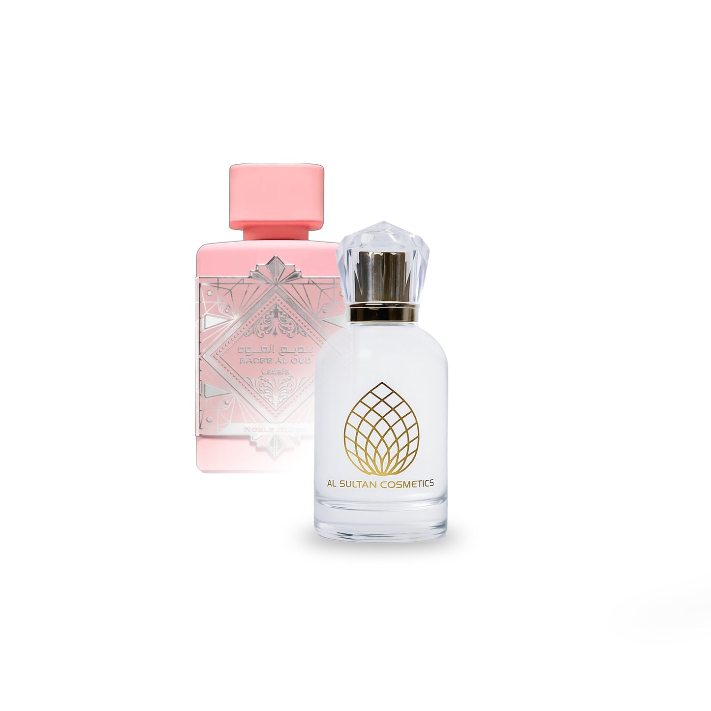 Badee Al Oud Noble Blush Lattafa fragrance bottle