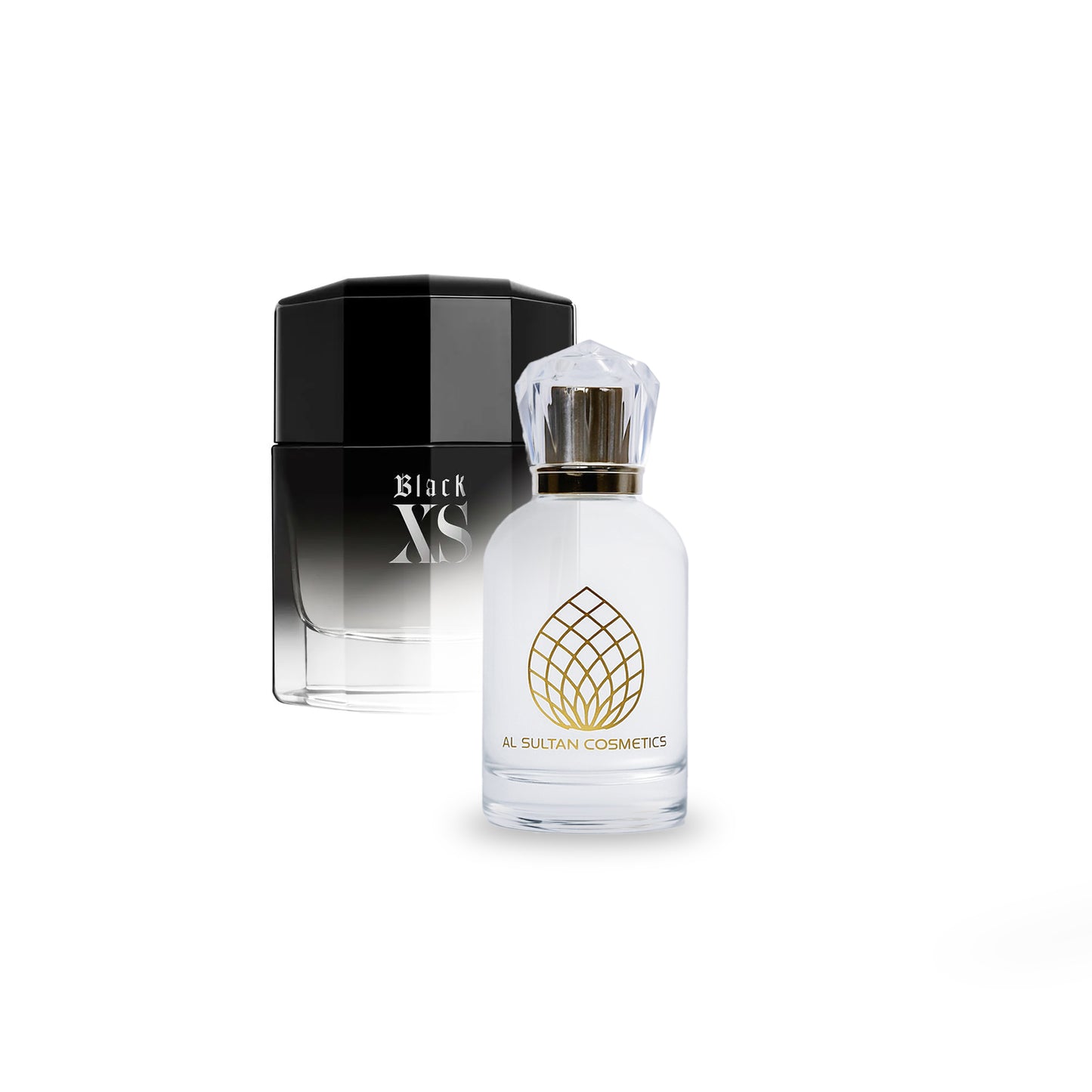 Black Xs L'exces original perfume bottle