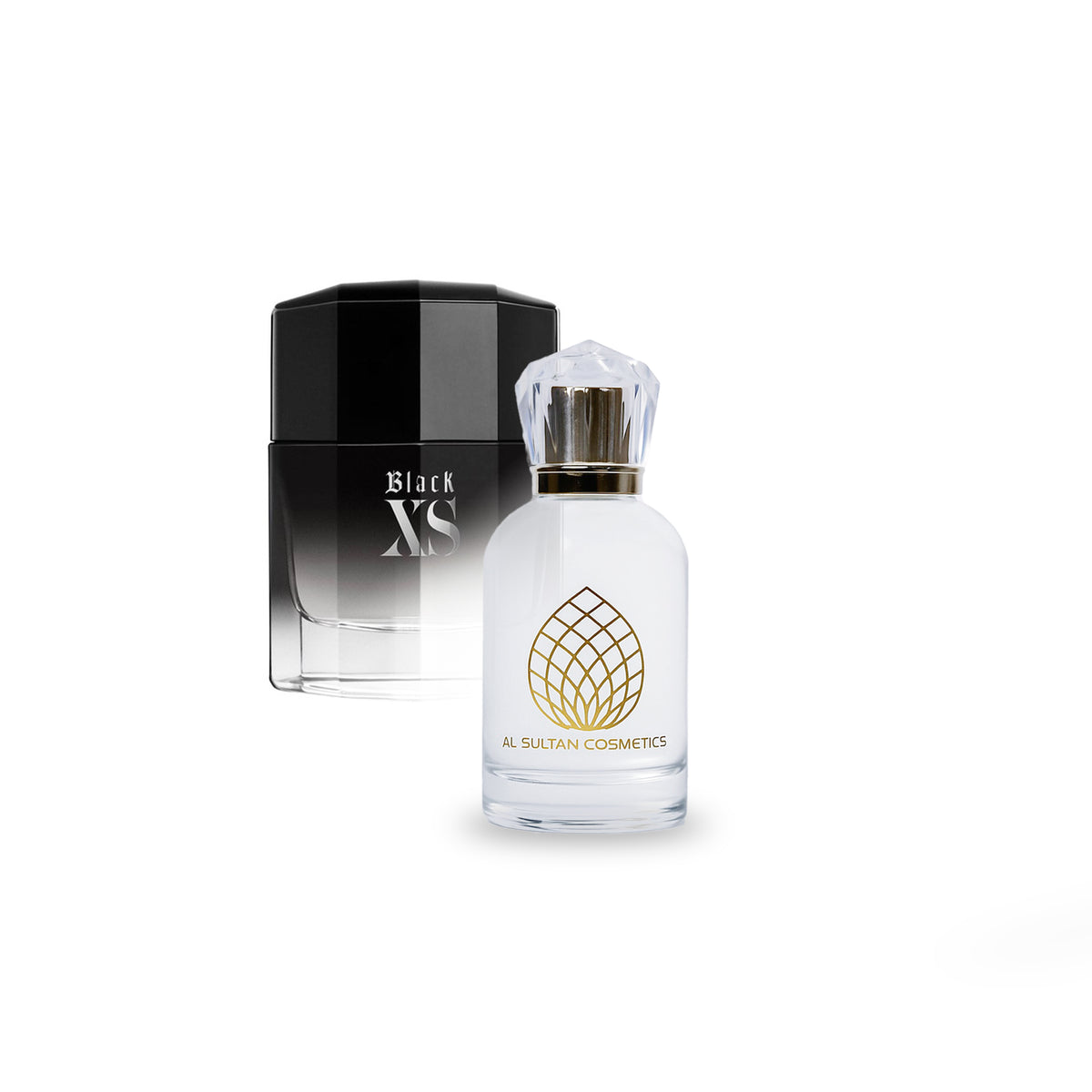Black Xs Paco Rabanne fragrance bottle
