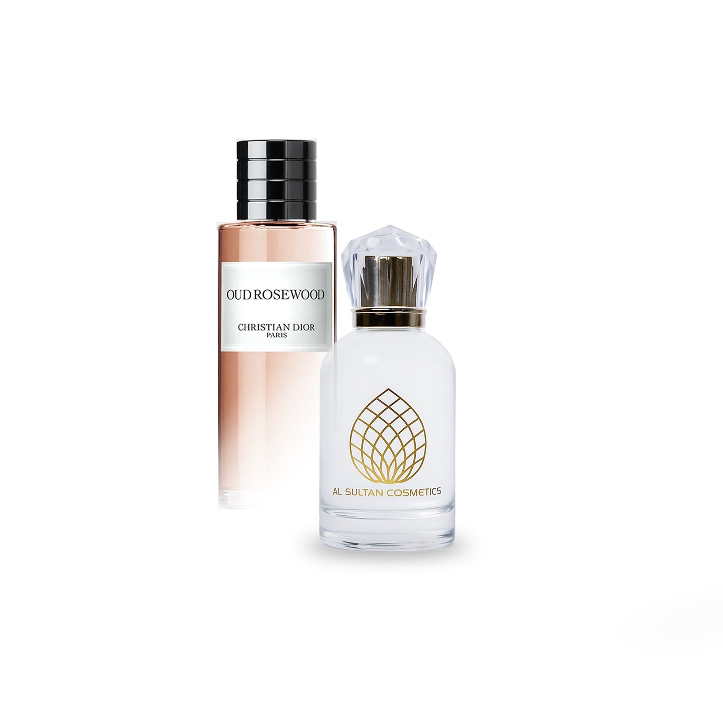 Oud Rosewood fragrance bottle