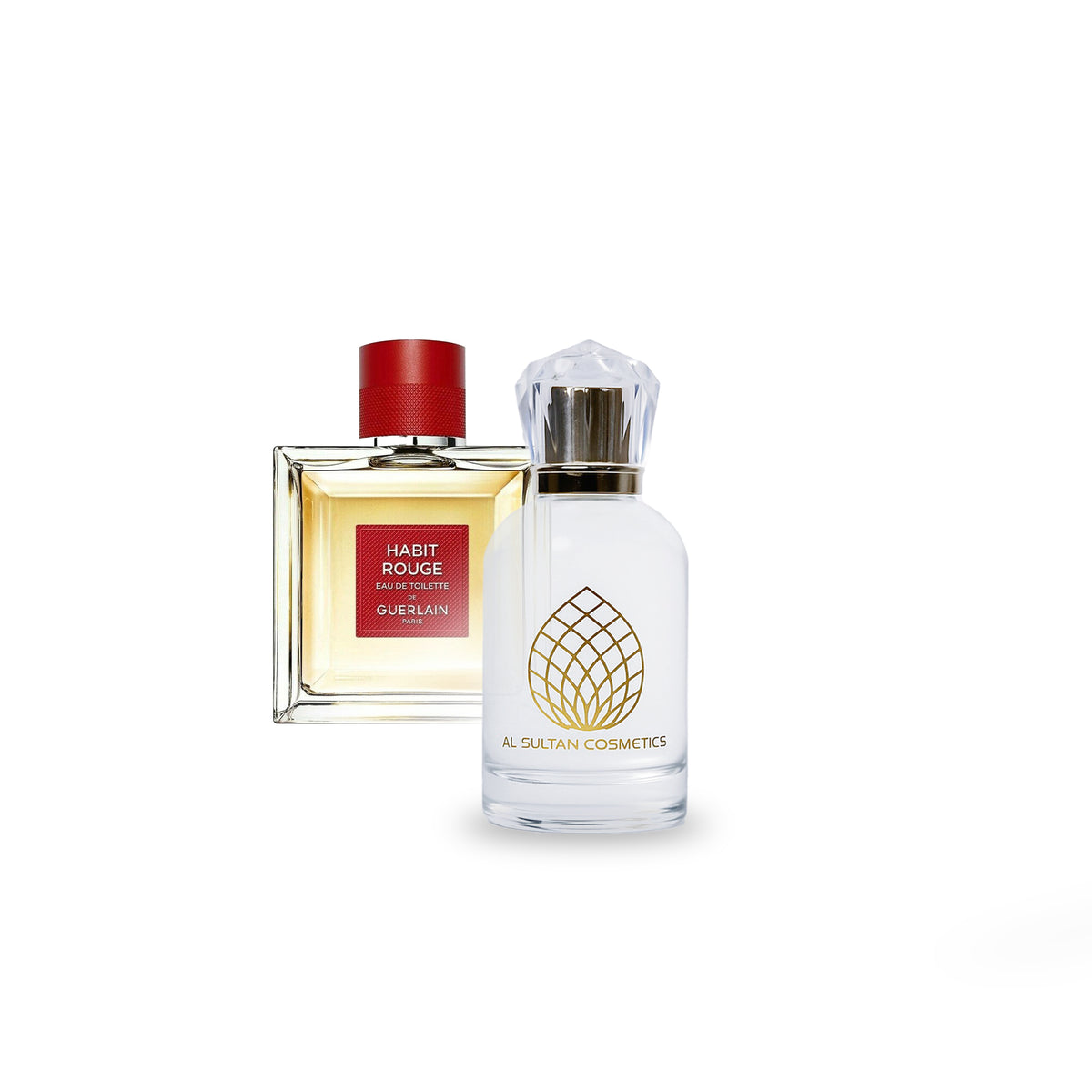 Habit Rouge Guerlain fragrance bottle