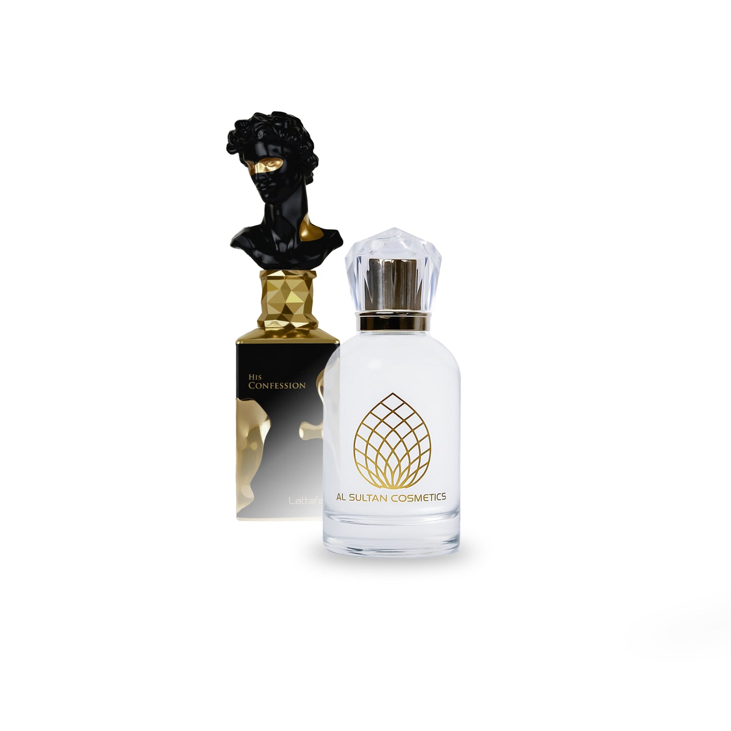 His Confession Lattafa fragrance bottle