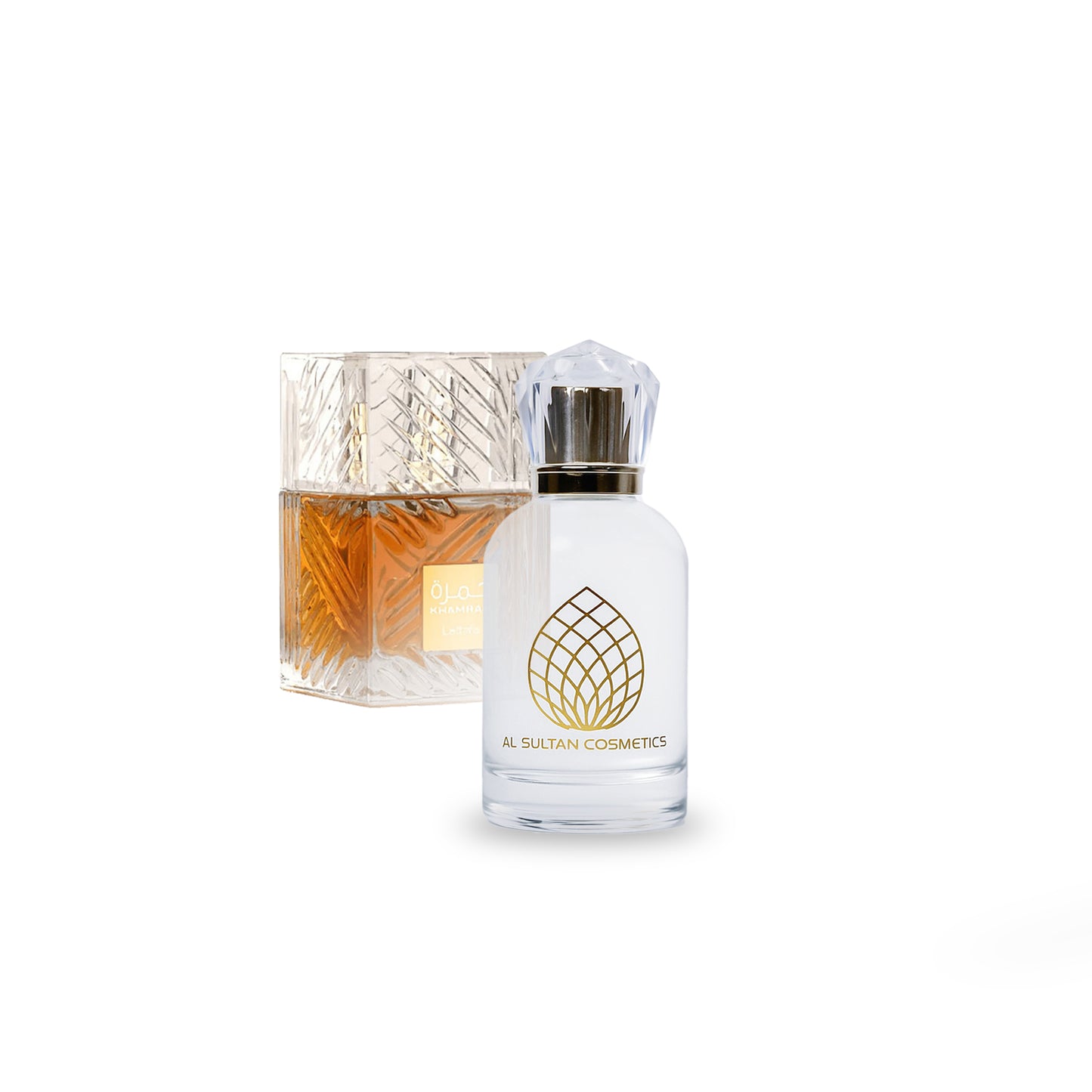 Khamrah Lattafa fragrance bottle