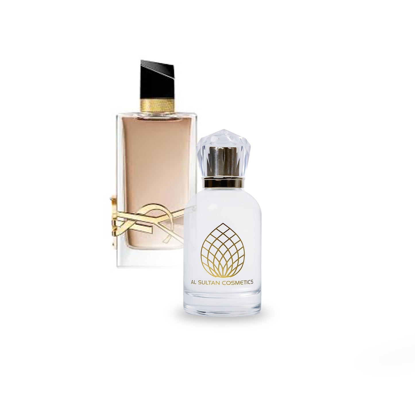Libre Flowers & Flames by Yves Saint Laurent perfume bottle