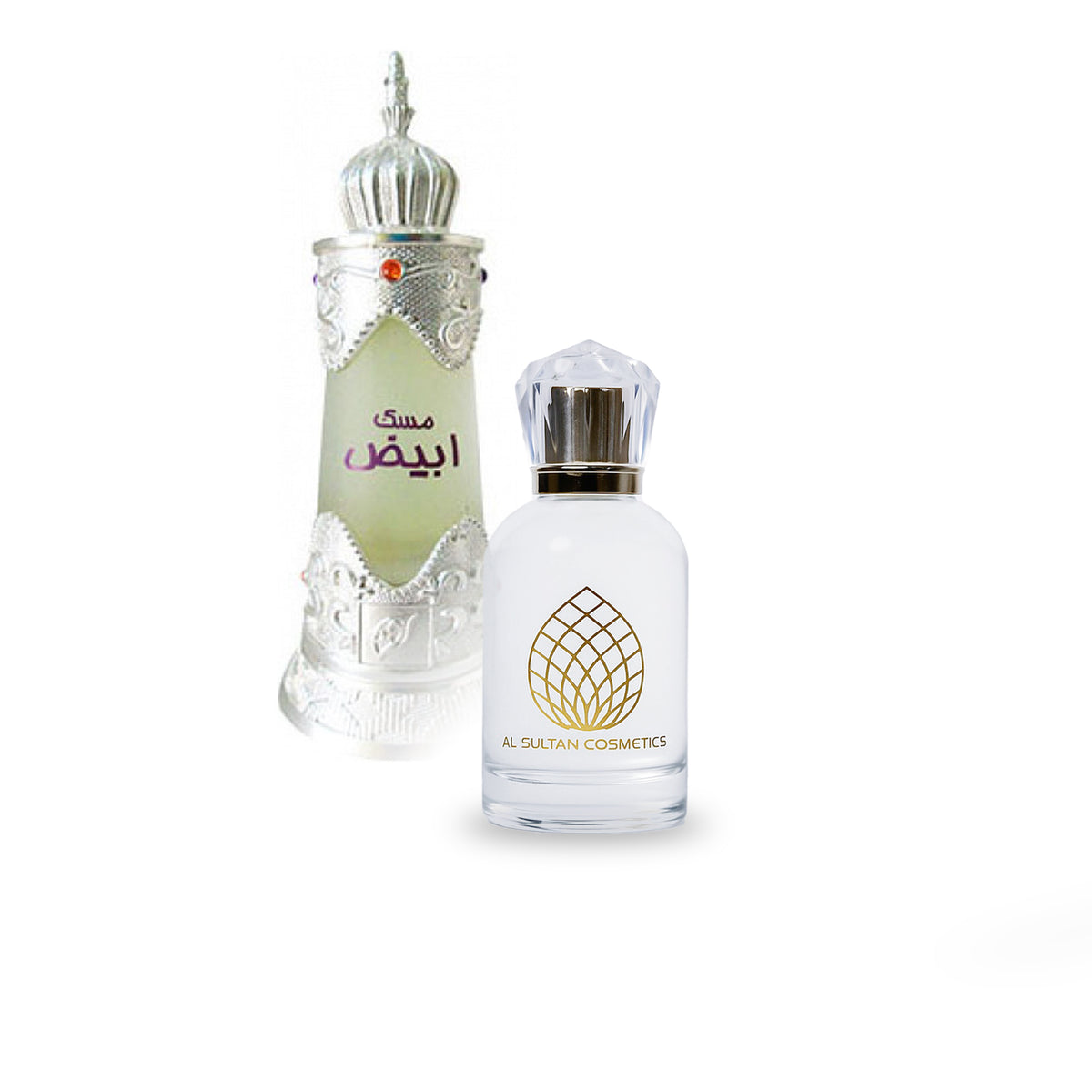 Musk Abyad original perfume bottle
