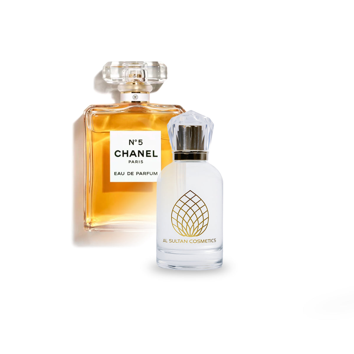No. 5 by Chanel perfume bottle