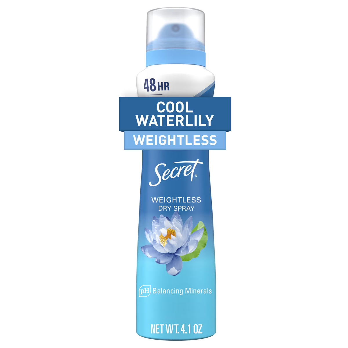 bottle of Secret Weightless Dry Spray