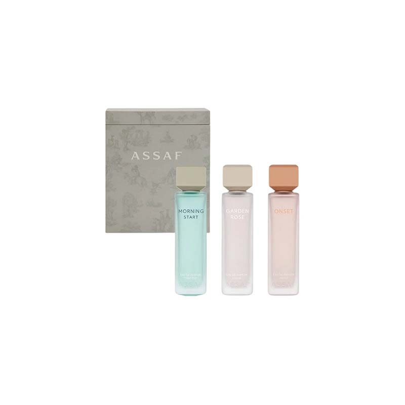 Set Assaf Morning collection perfume bottle – Floral|Fresh|Gourmand