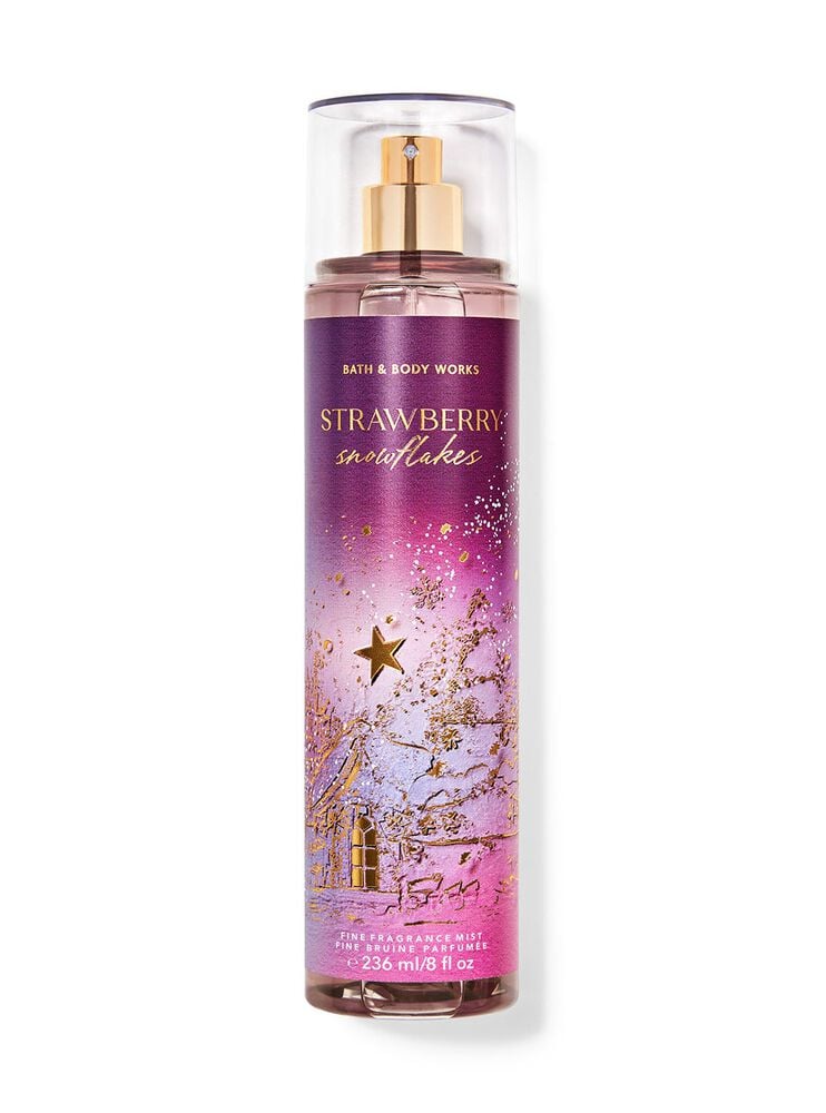 Strawberry Snowflakes Bath and Body Works