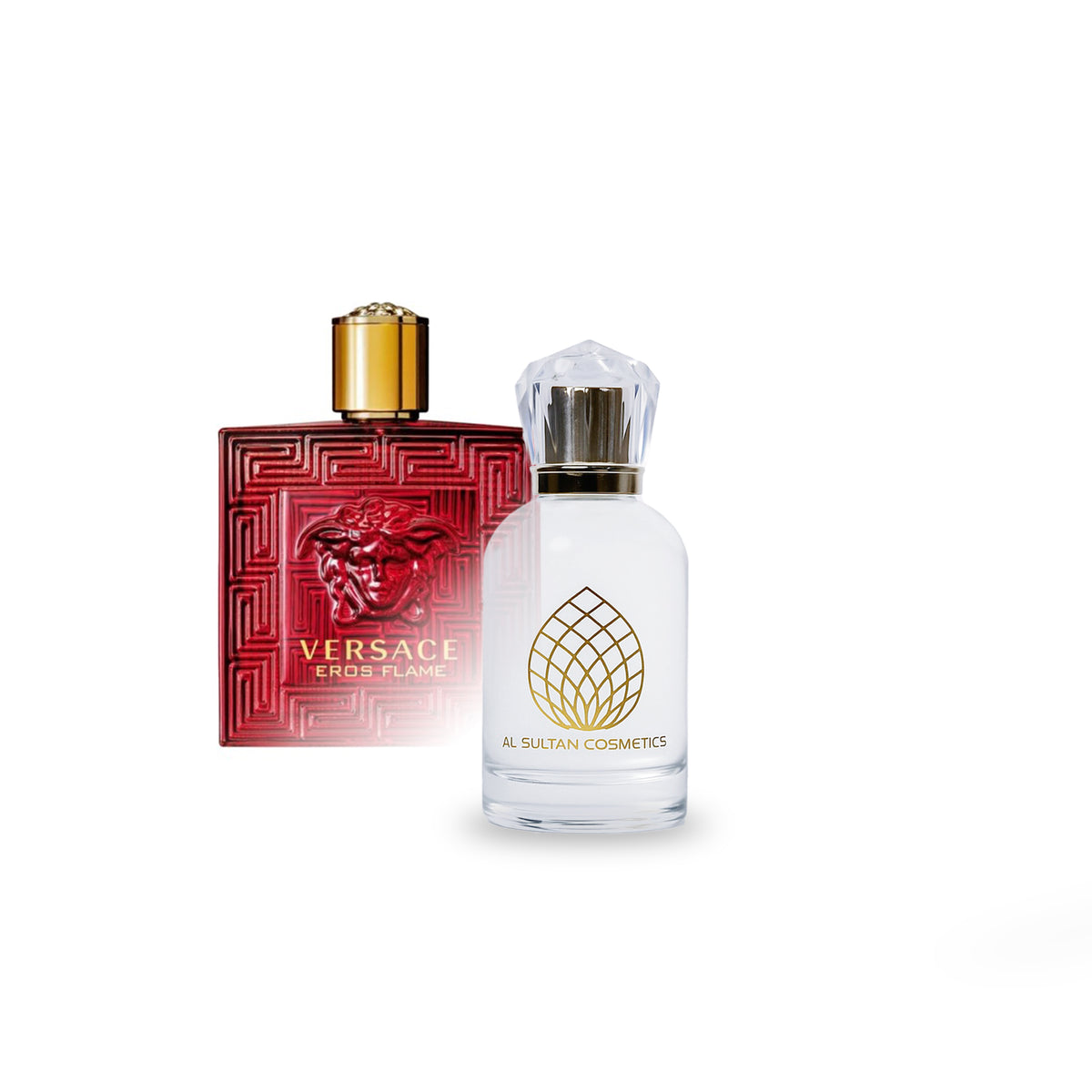 Eros Flame by Versace perfume bottle