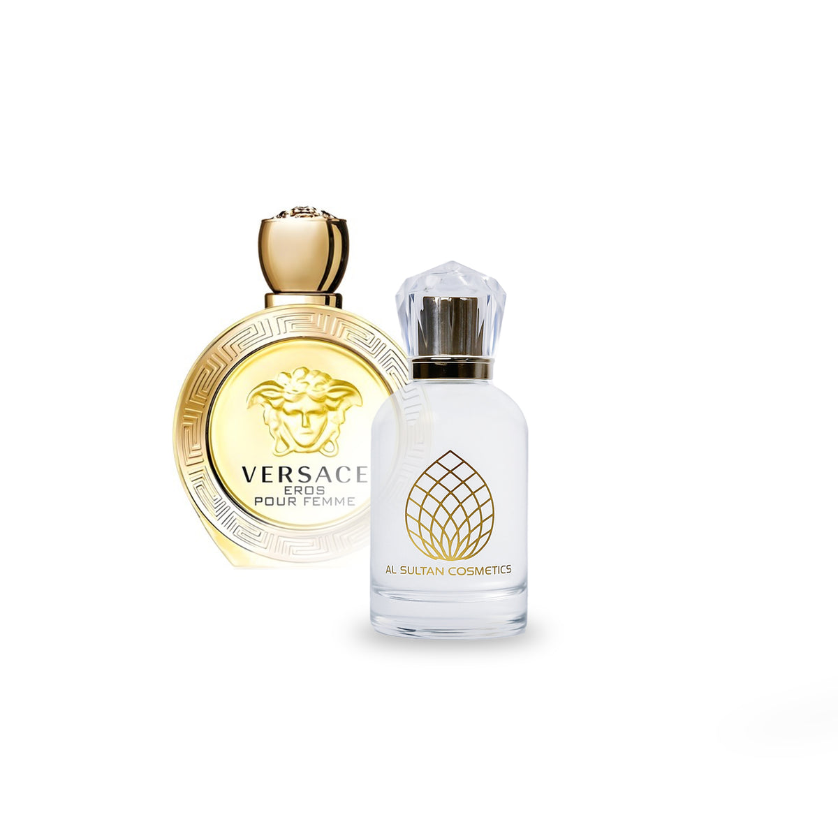 Eros Versace fragrance bottle