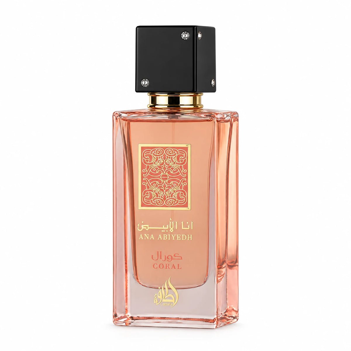 Lattafa Ana Abiyedh (pink / Original fragrance bottle