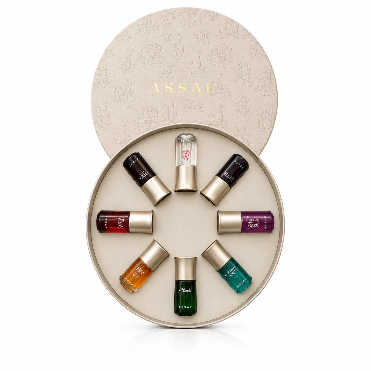 ASSAF SET CIRCLE 8*10ml