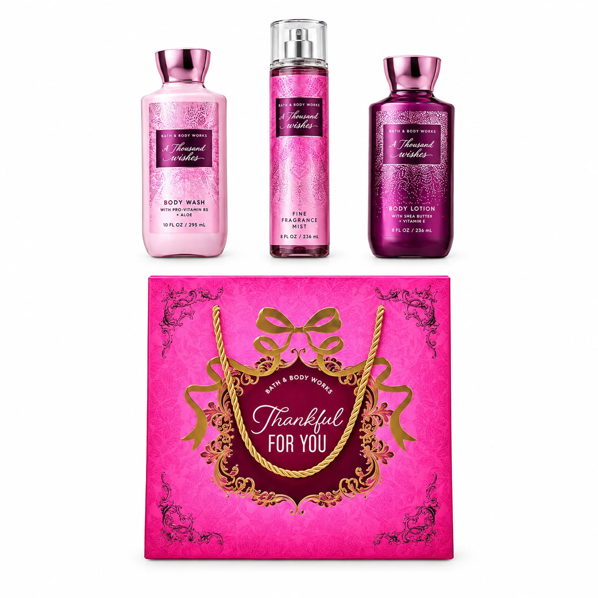Bath And Body Works A Thousand Wishes Gift Box Set