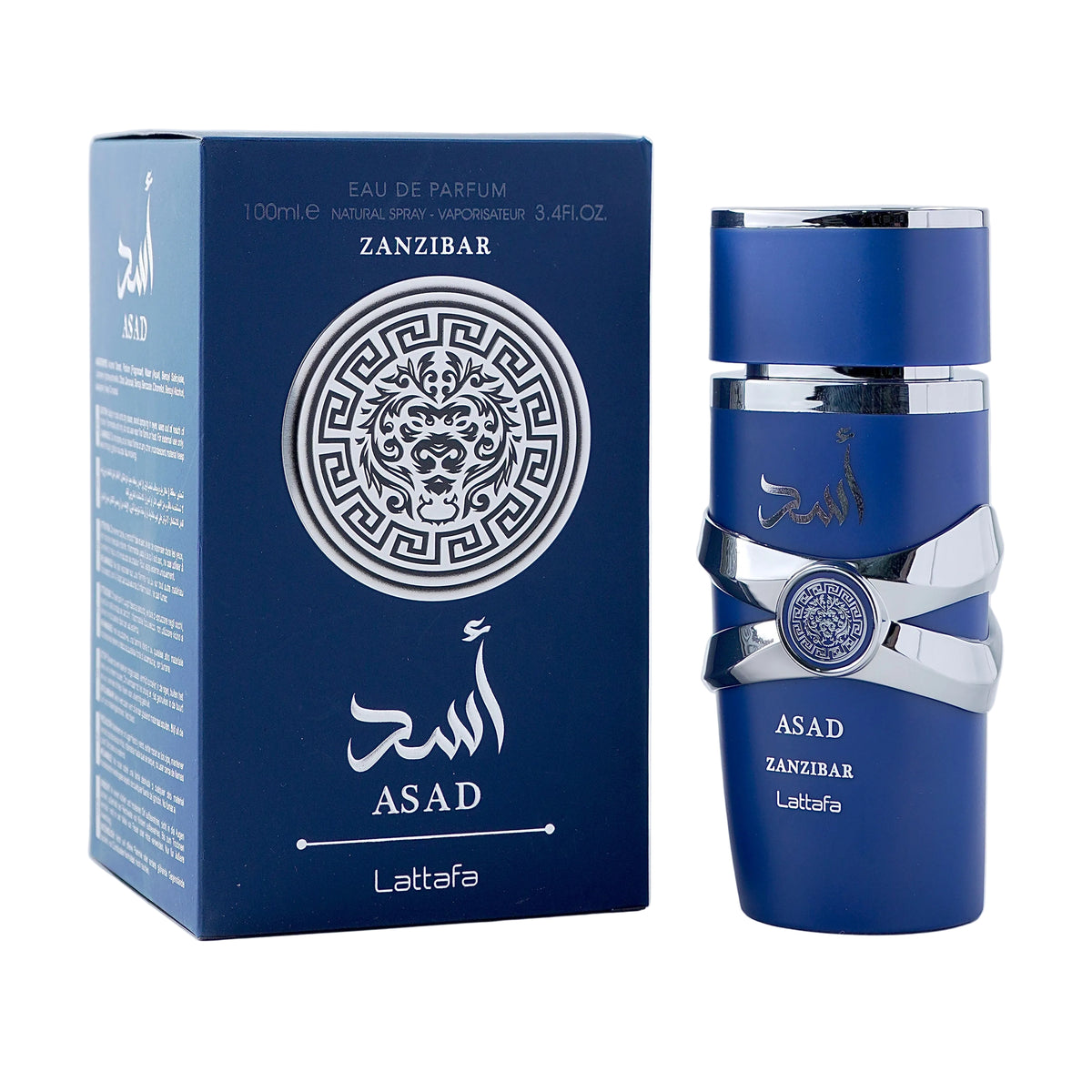 Asad Zanzibar by Lattafa perfume bottle