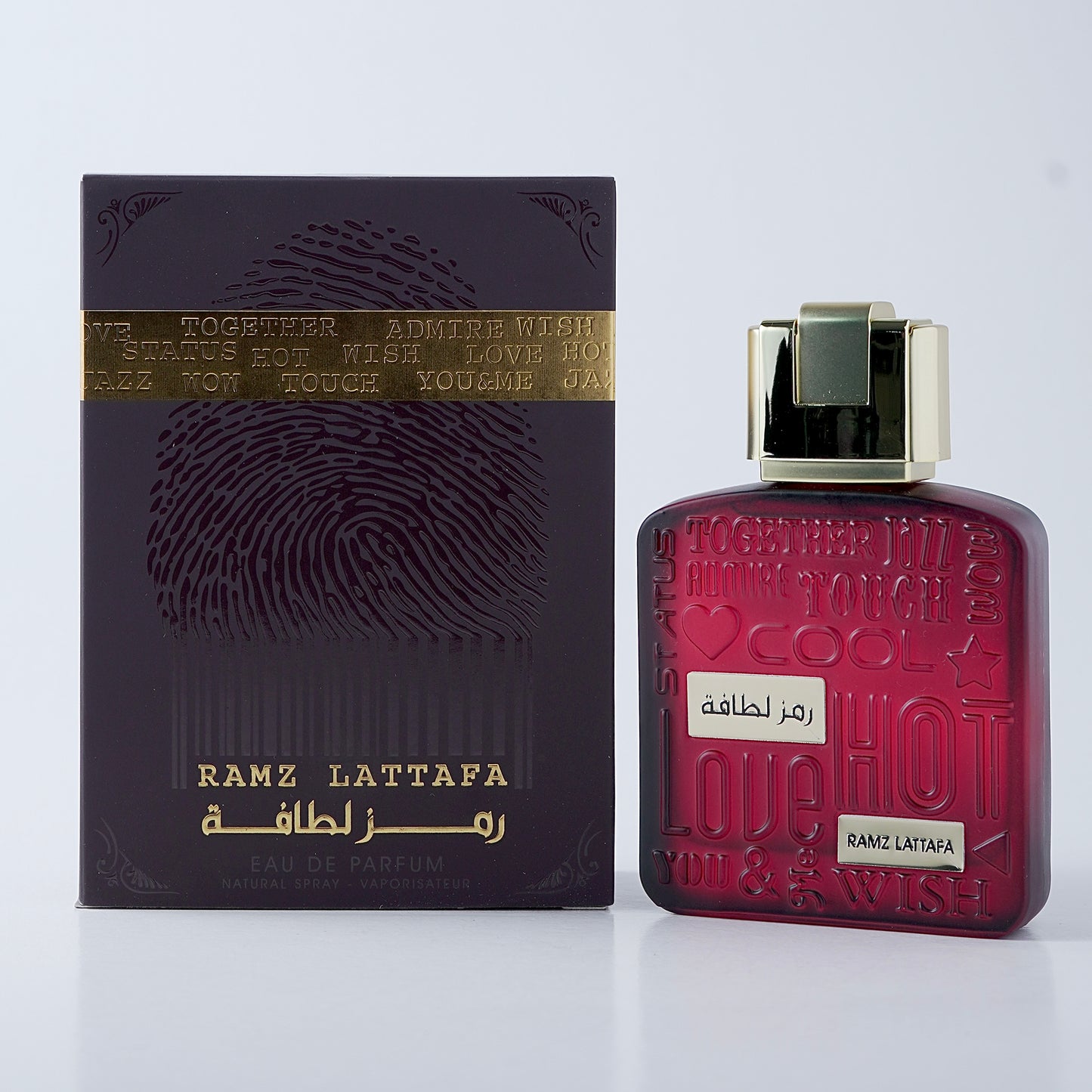 Ramz Lattafa Gold fragrance bottle