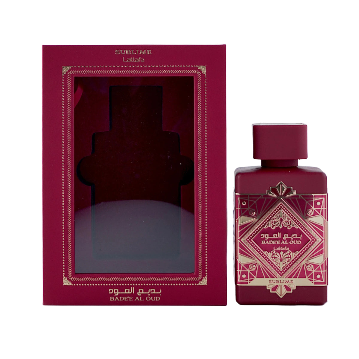 Badee Al Oud Sublime by Lattafa perfume bottle