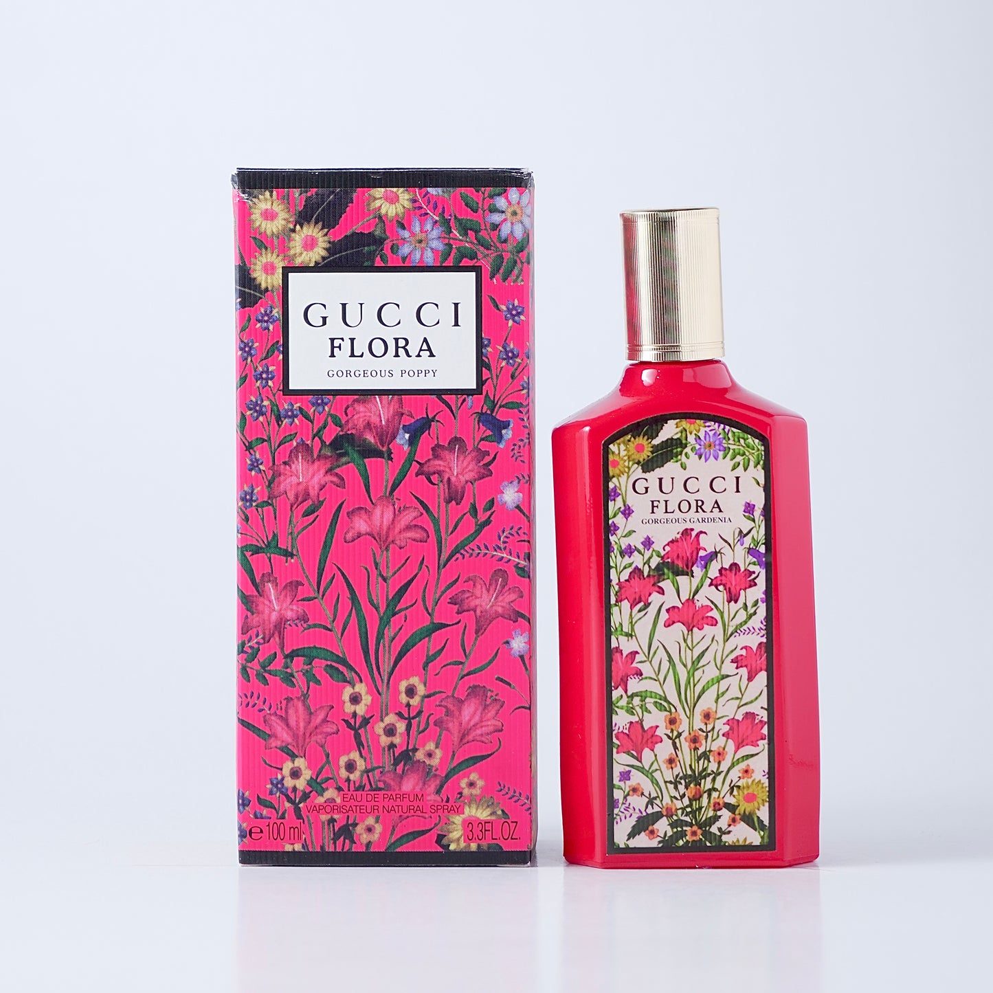 Flora Gorgeous Poppy Gucci fragrance bottle