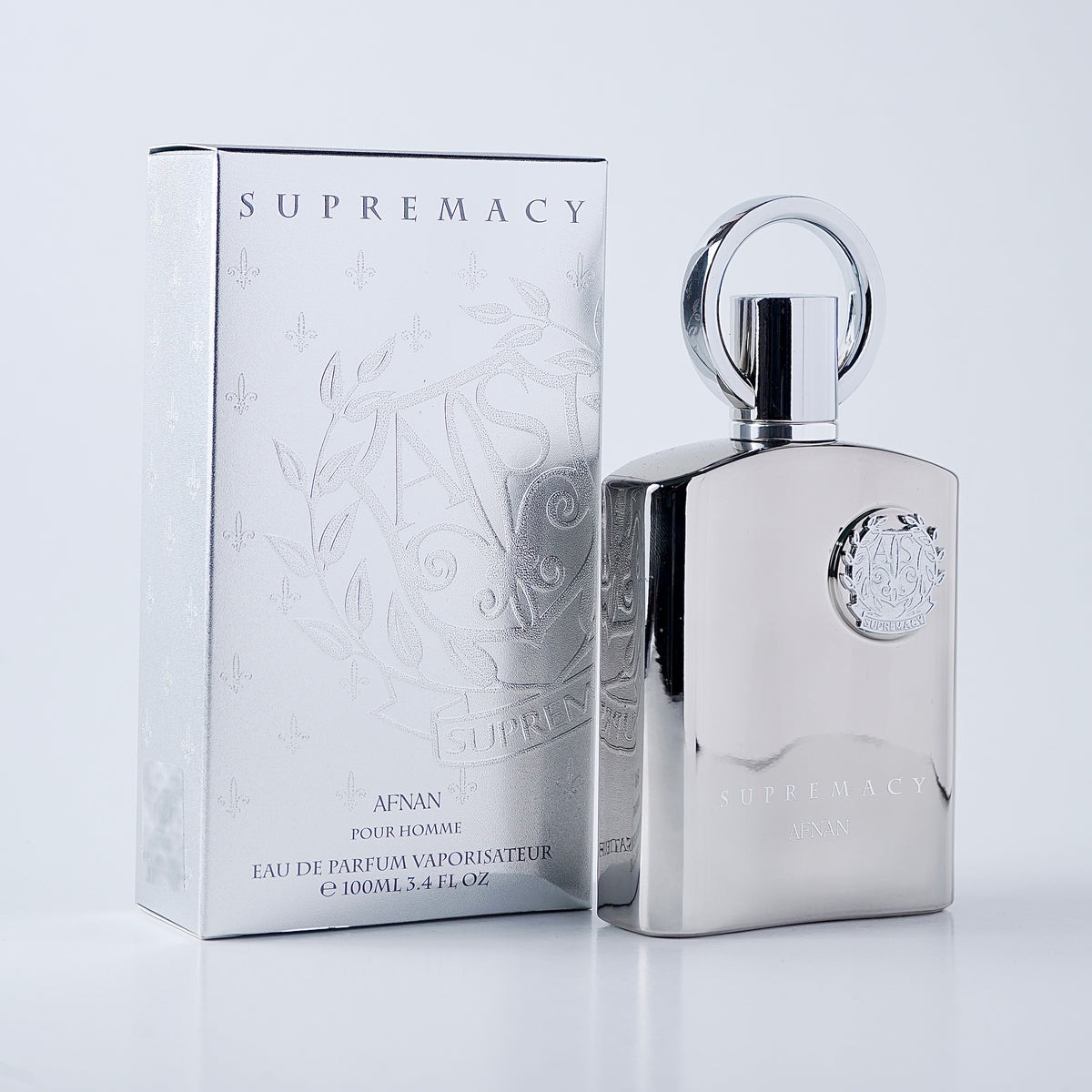 Supremacy Silver Afnan fragrance bottle