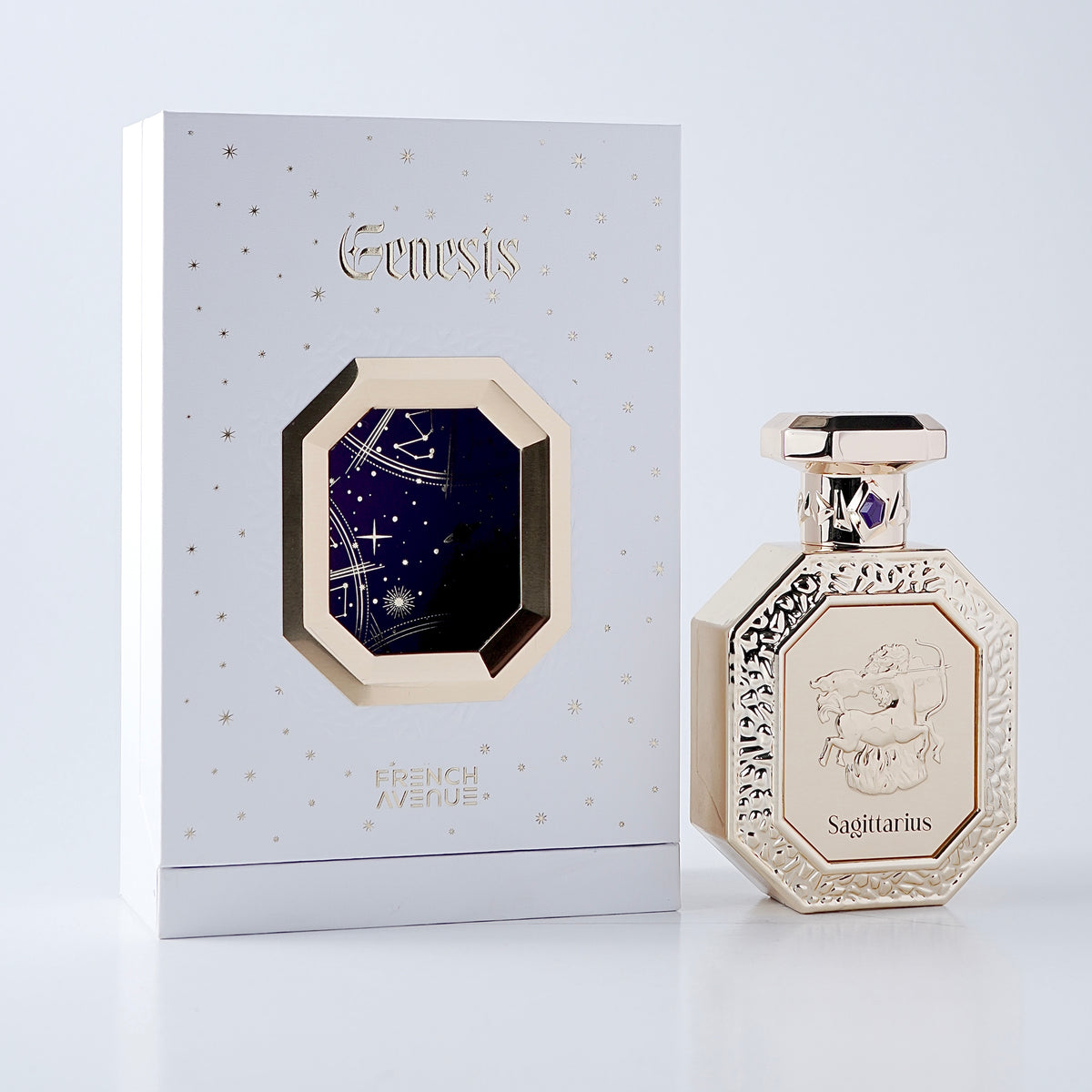 Genesis Sagittarius French Avenue fragrance bottle
