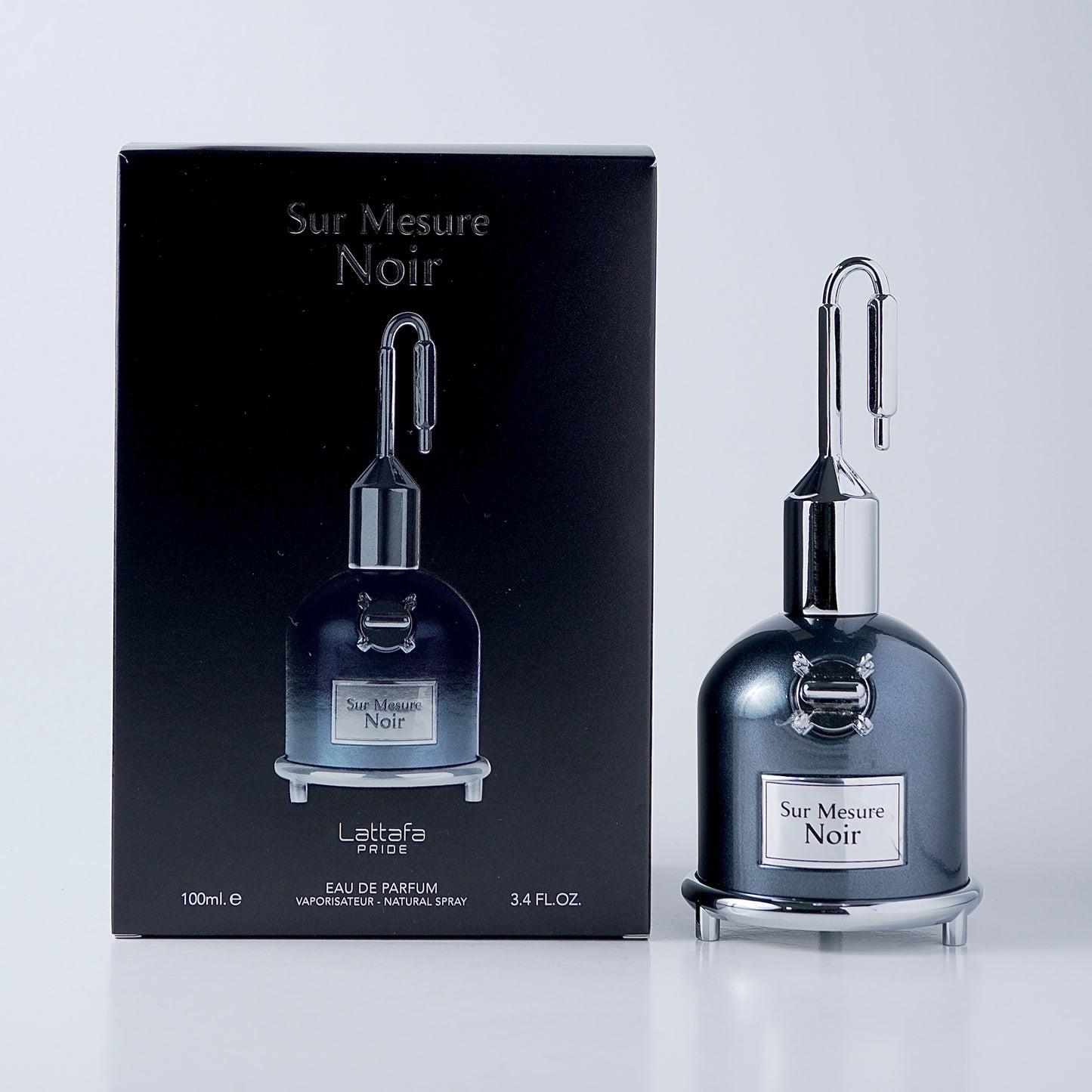 Sur Mesure Noir by Lattafa perfume bottle