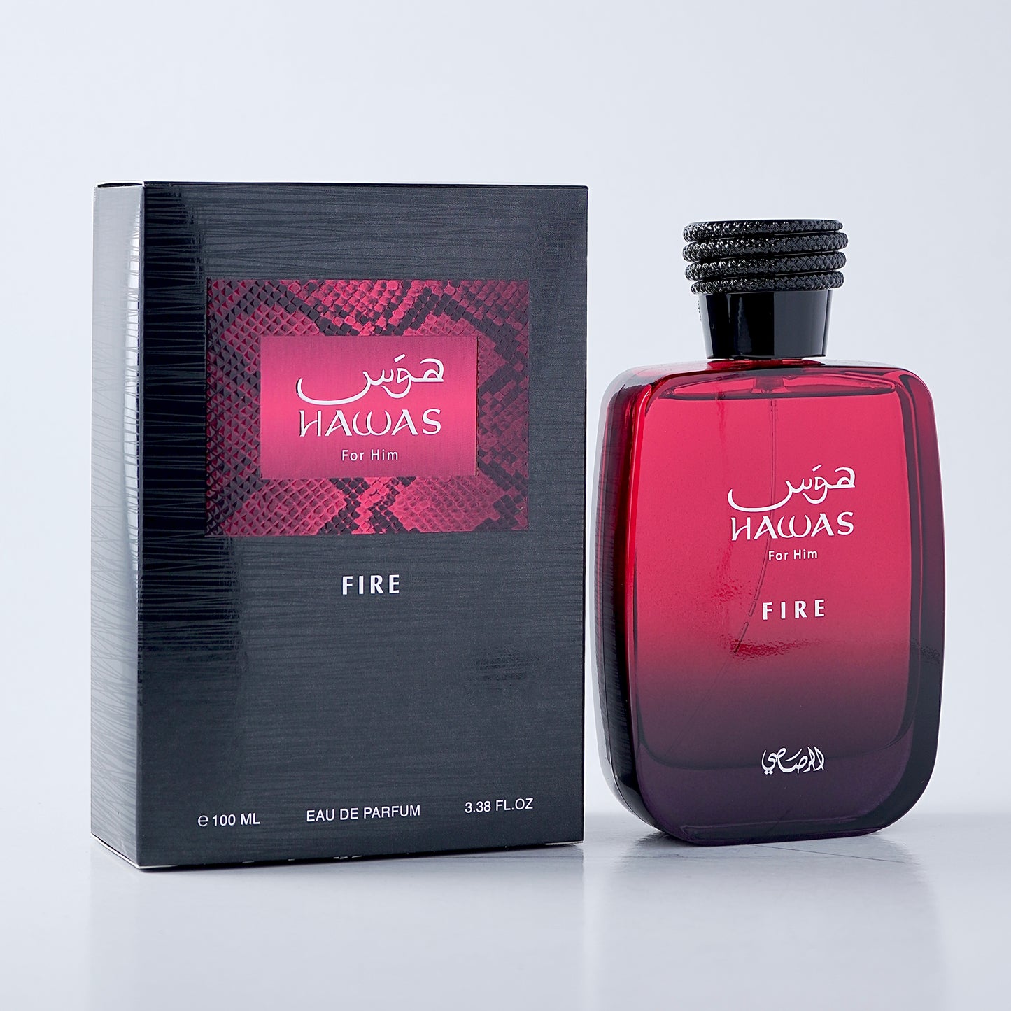 Hawas Fire original perfume bottle