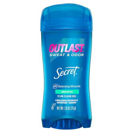Secret Outlast Clear Gel Deodorant