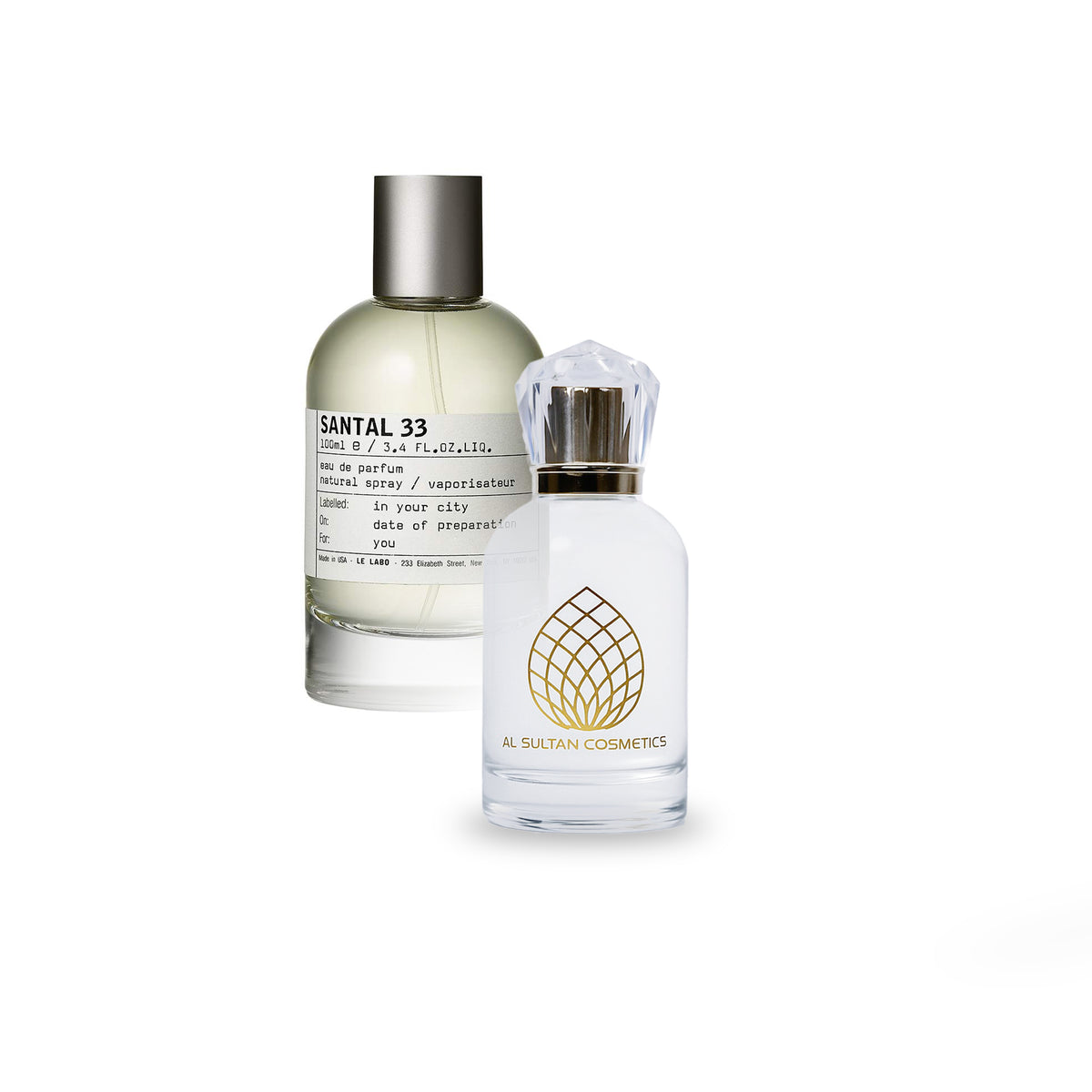 Santal 33 luxury perfume by le Labo