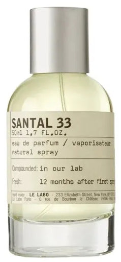 Santal 33 by le Labo perfume bottle