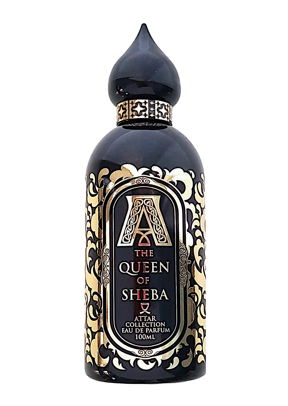 the Queen of Sheba fragrance bottle