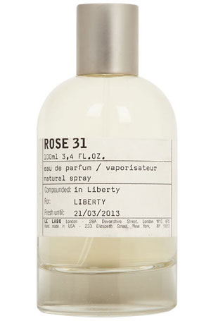 Rose 31 original perfume bottle