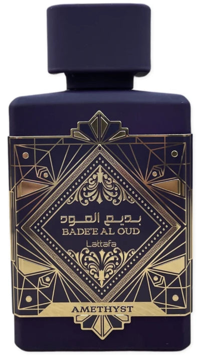 Badee Al Oud Amethyst original perfume bottle