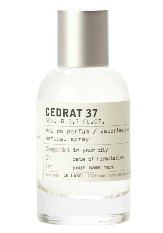 Cedrat 37 original perfume bottle