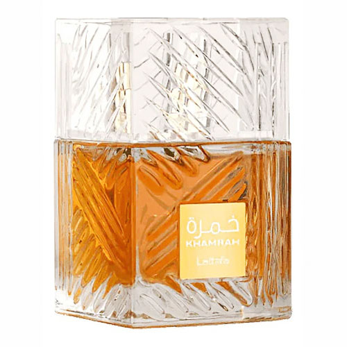 Khamrah Lattafa fragrance bottle