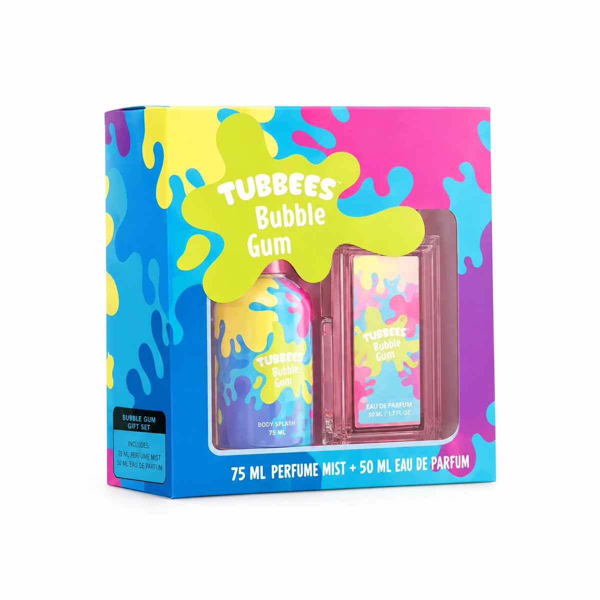 TUBEES GIFTSET BUBBLE GUM BODY MIST50+75ML