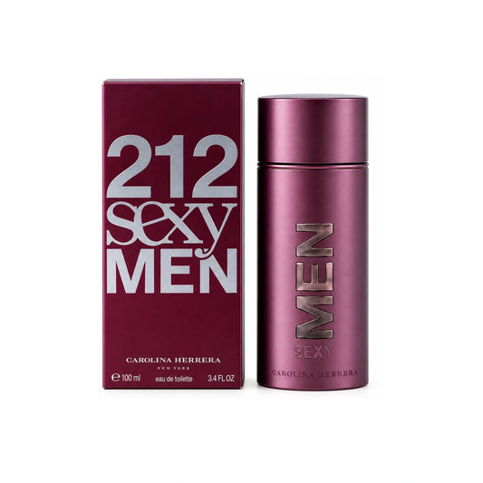 Carolina Herrera 212 Sexy Men Red original perfume bottle