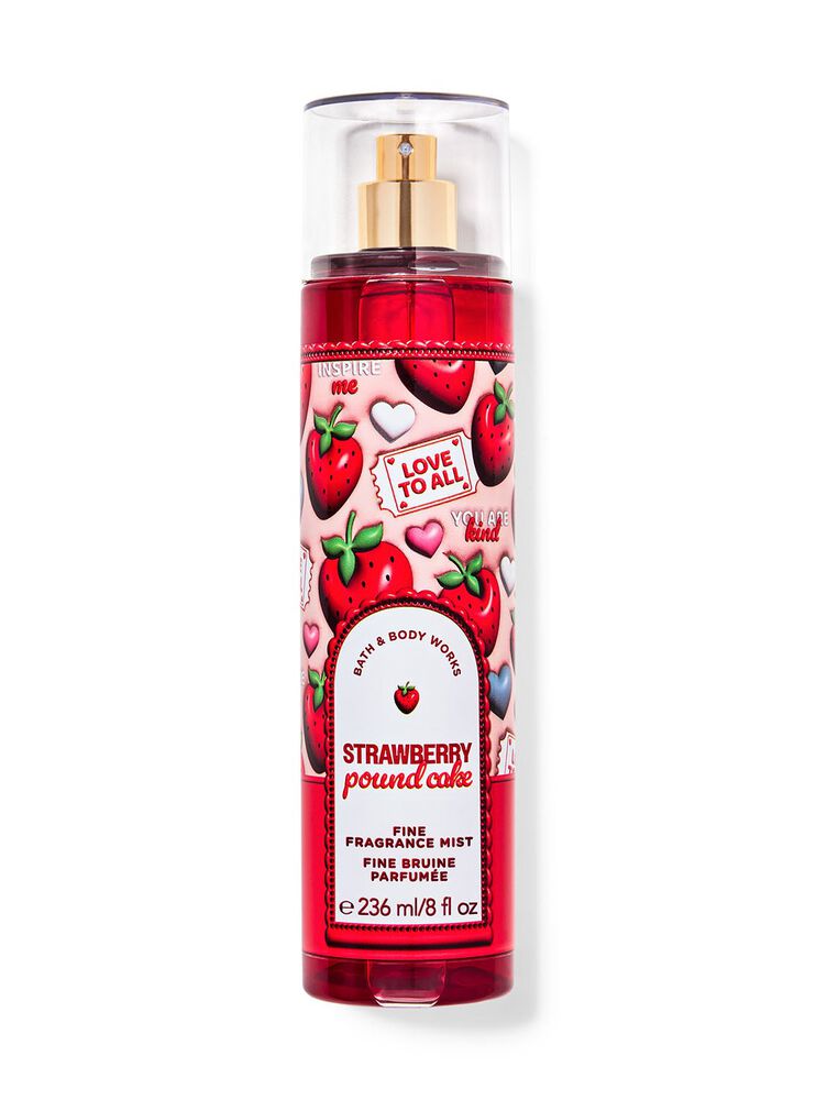 Bath & Body Works Strawberry Pound Cake Fine Fragrance Mist – 236ml