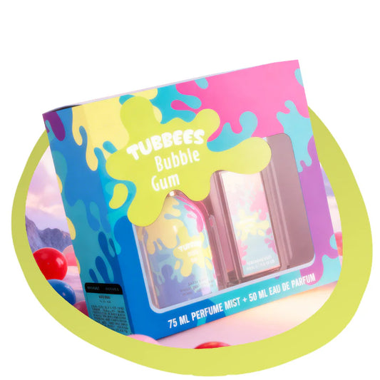 TUBEES GIFTSET BUBBLE GUM BODY MIST50+75ML