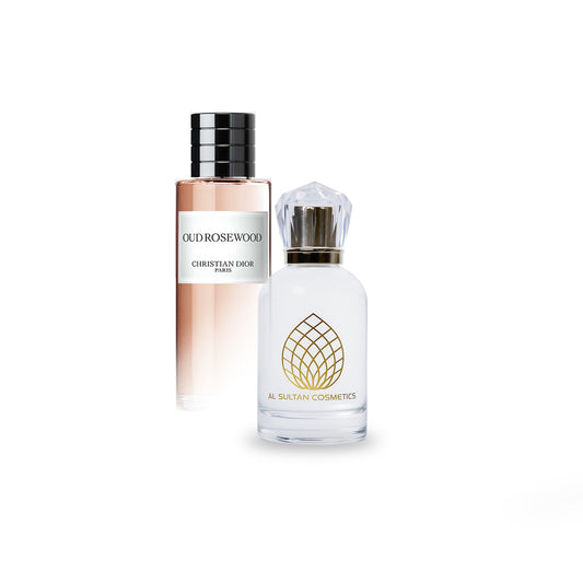 Oud Rosewood fragrance bottle