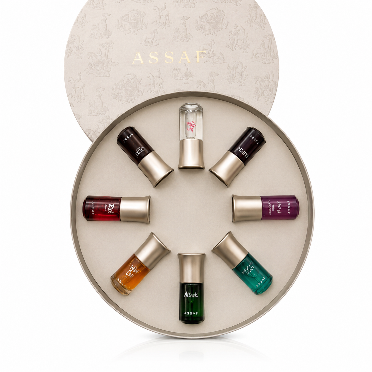 ASSAF SET CIRCLE 8*10ml