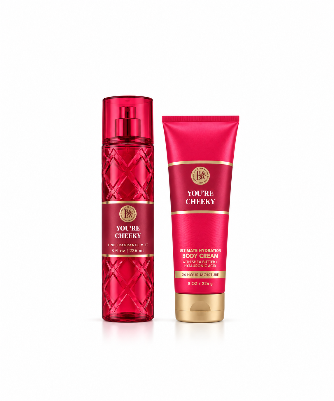 Bath & Body Works You’re Cheeky Fine Fragrance Mist 236ml & Body Cream 226g Set