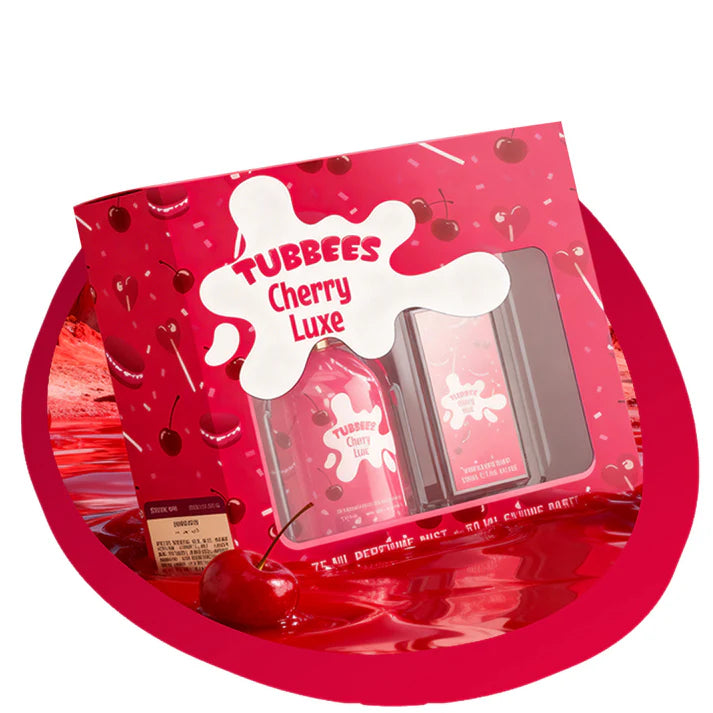 TUBEES GIFTSET CHERRY LUXE BODY MIST50+75ML