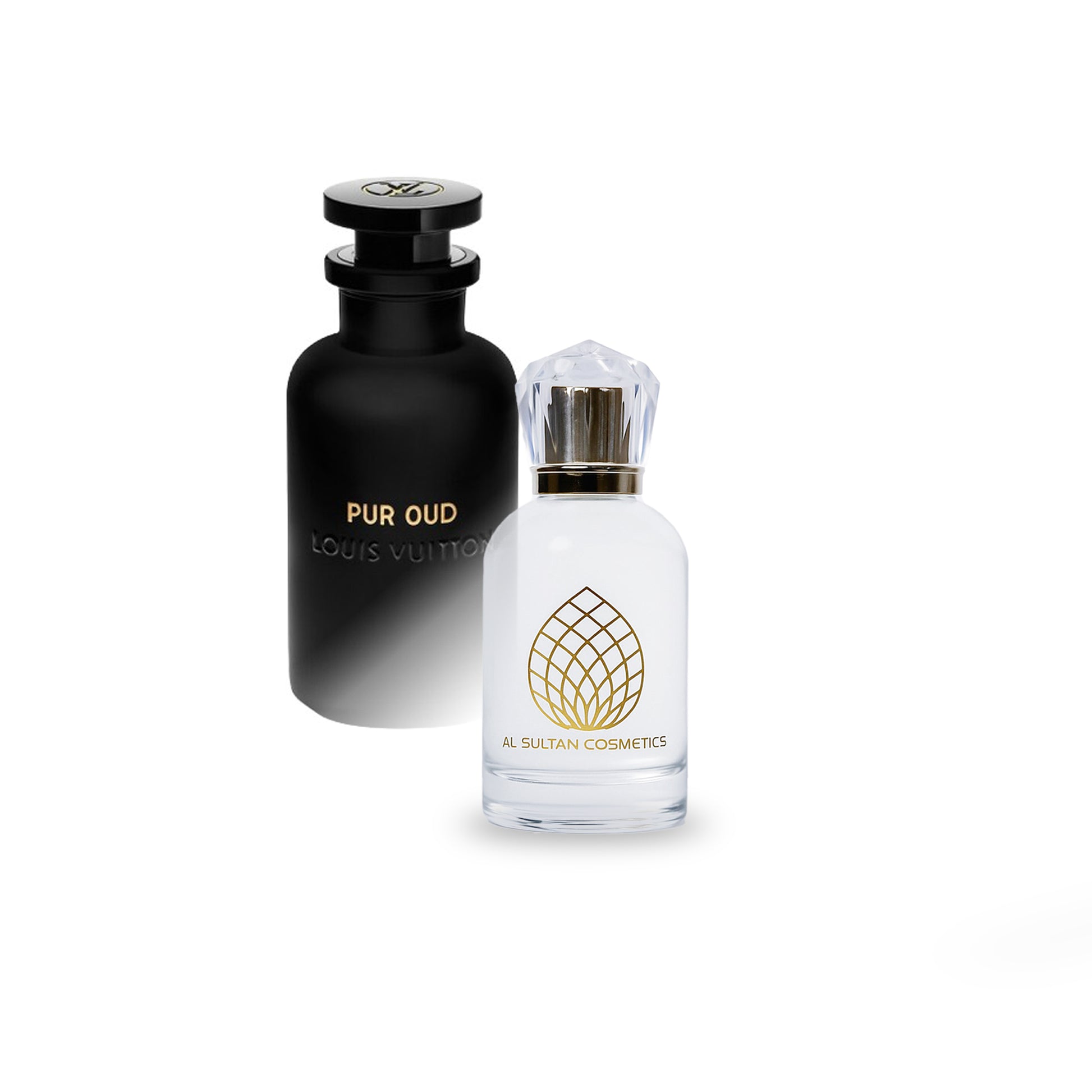 Pur Oud Louis Vuitton fragrance bottle