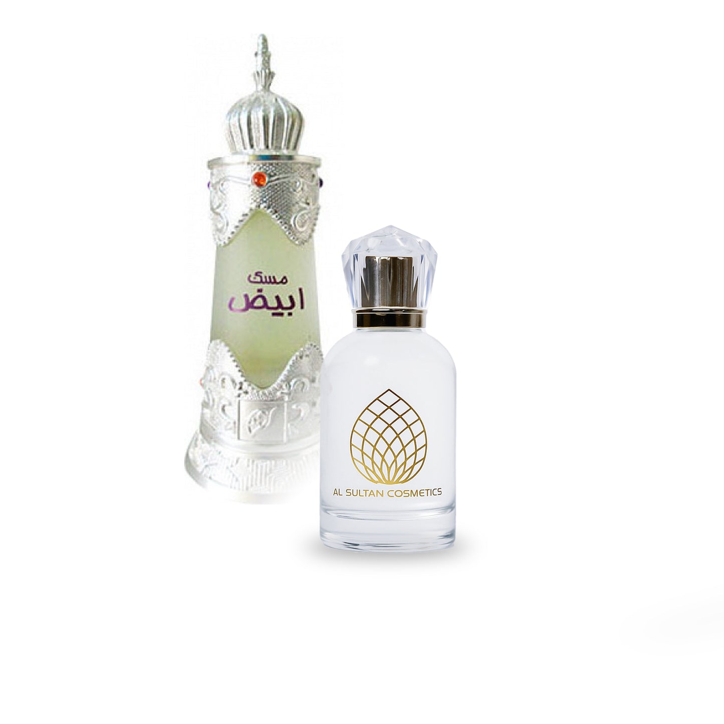Musk Abyad original perfume bottle