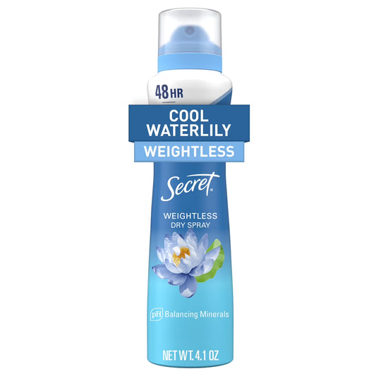 bottle of Secret Weightless Dry Spray
