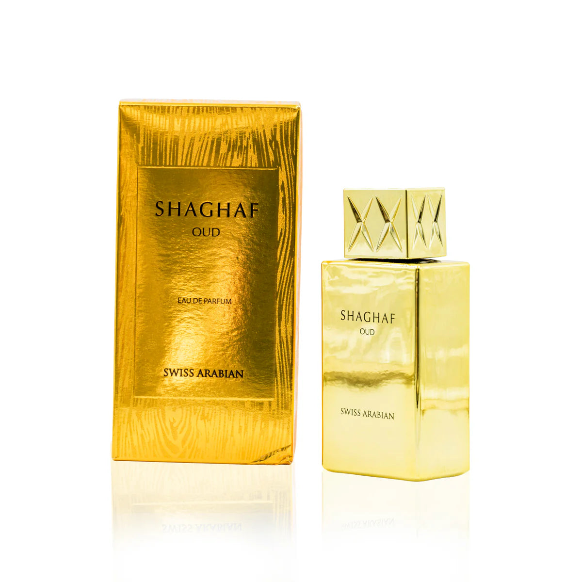Shagaf Oud Gold original perfume bottle