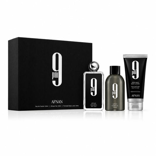 AFNAN SET 9PM M (100ML EDP+200MLSG+250ML DEO)
