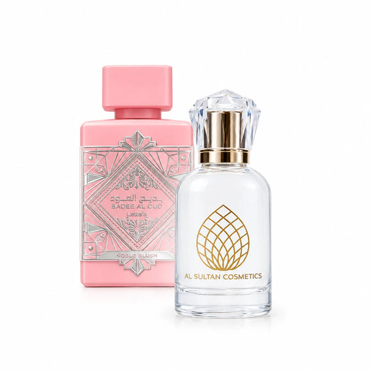 Badee Al Oud Noble Blush Lattafa fragrance bottle